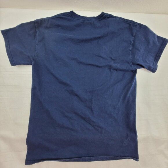 Vintage United States Power Squadrons Pocket T-Shirt Mens M Blue Cotton Gildan - Picture 4 of 6